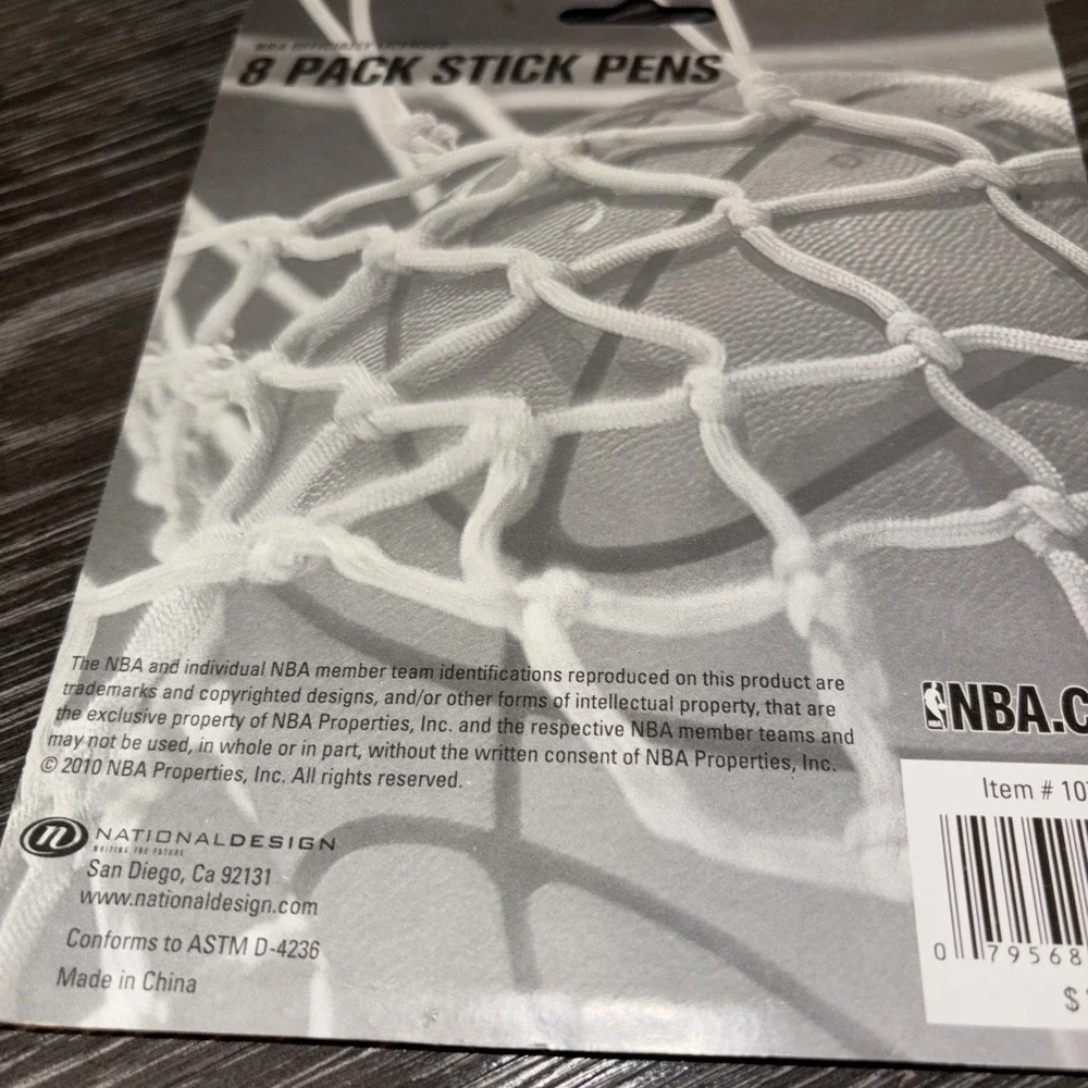 NBA Los Angeles Lakers Lot of‎ 8 Pack Inch Pens NIB